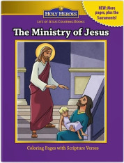 Holy Heroes Coloring Book: The Ministry of Jesus